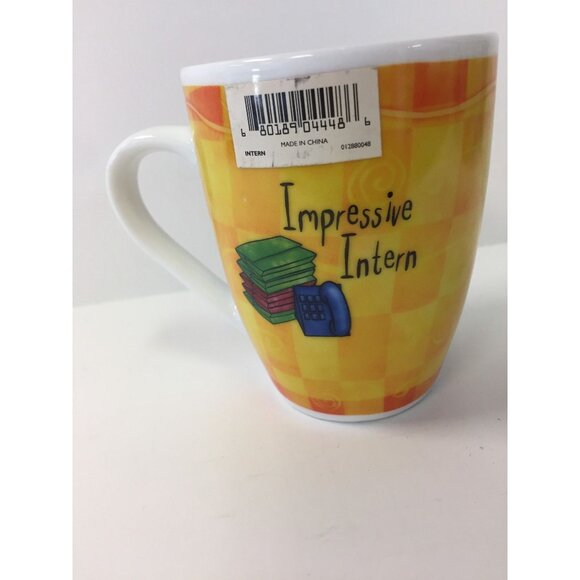 History & Heraldry Fine Porcelain Coffee Tea Mug "I will be the Best Intern" - Picture 3 of 7